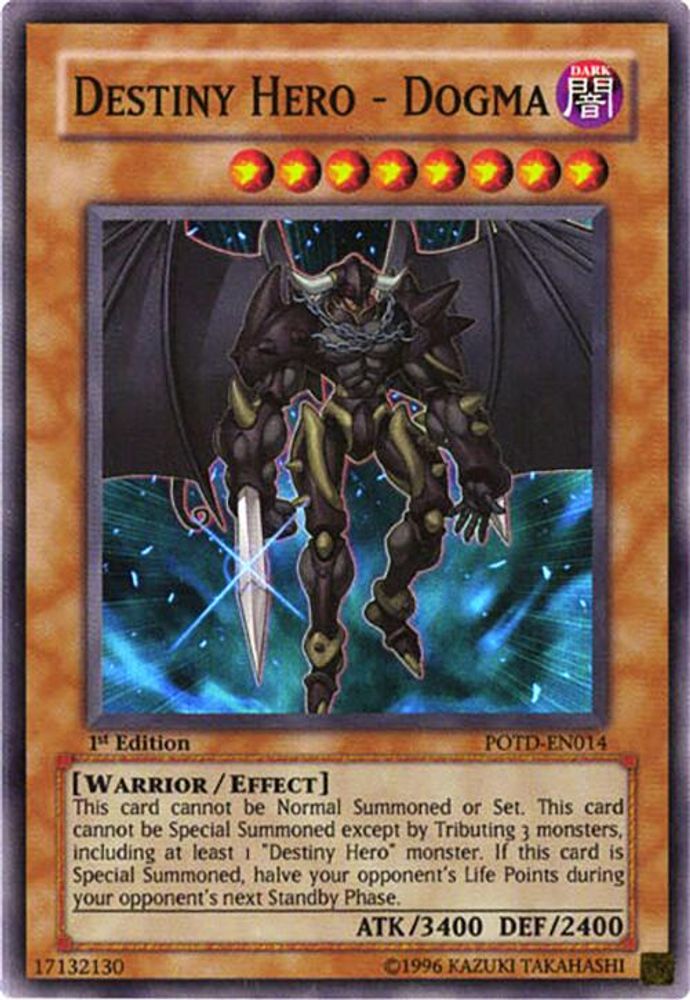 Destiny Hero - Dogma (POTD-EN014) - Super Rare