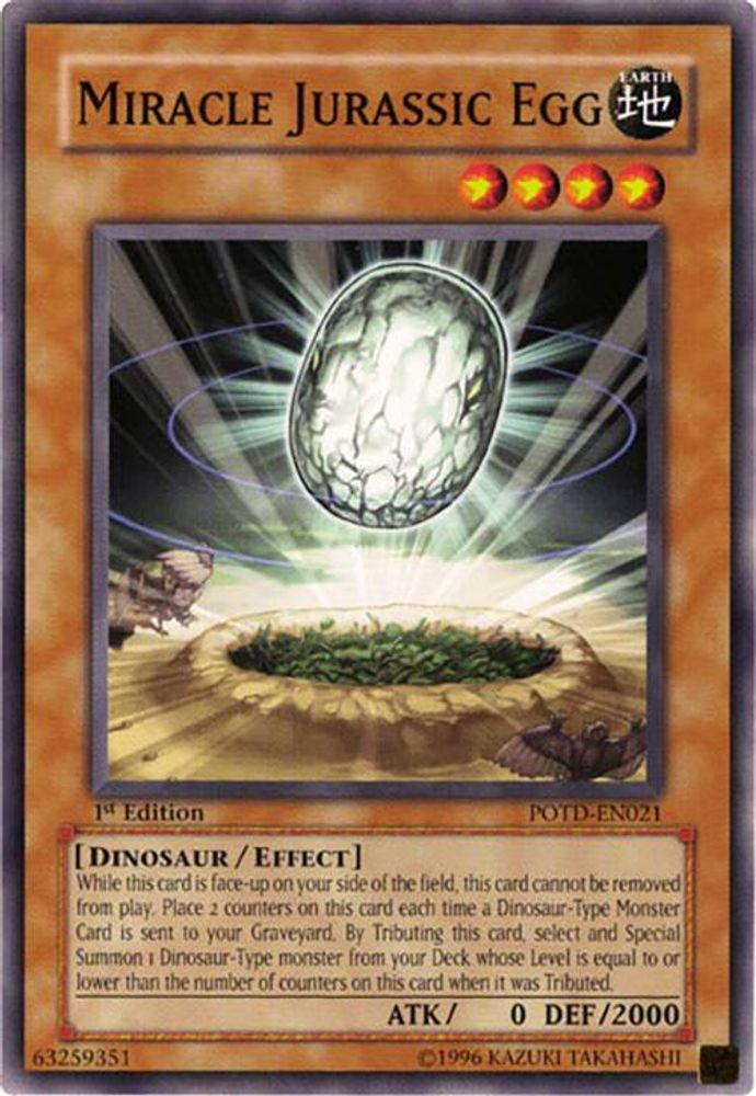 Miracle Jurassic Egg (POTD-EN021) - Common