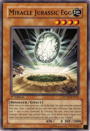 Miracle Jurassic Egg (POTD-EN021) - Common