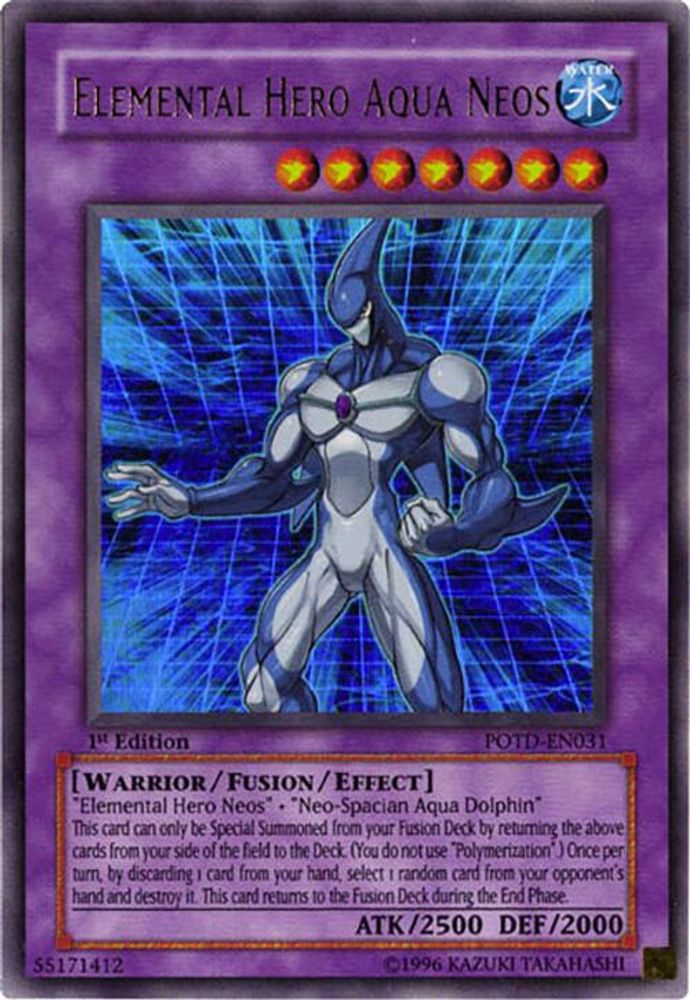 Elemental Hero Aqua Neos (POTD-EN031) - Ultra Rare