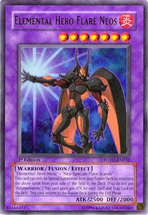 Elemental Hero Flare Neos (POTD-EN032) - Power of the Duelist Unlimited