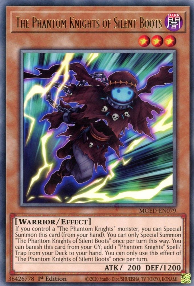 The Phantom Knights of Silent Boots (MGED-EN079) - Rare