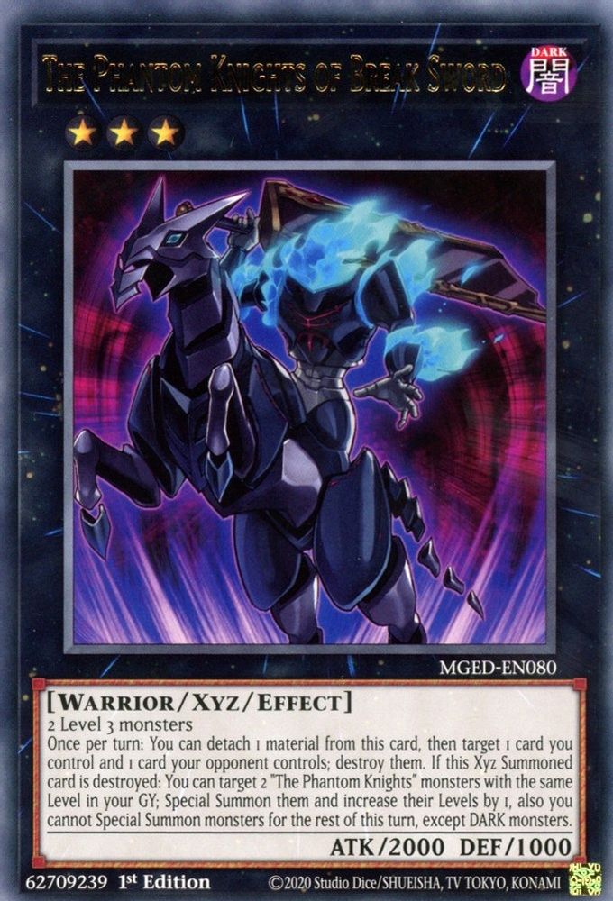 The Phantom Knights of Break Sword (MGED-EN080) - Rare