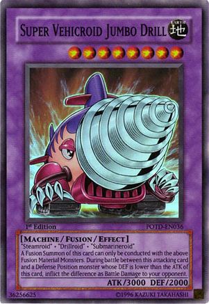 Super Vehicroid Jumbo Drill (POTD-EN036) - Super Rare