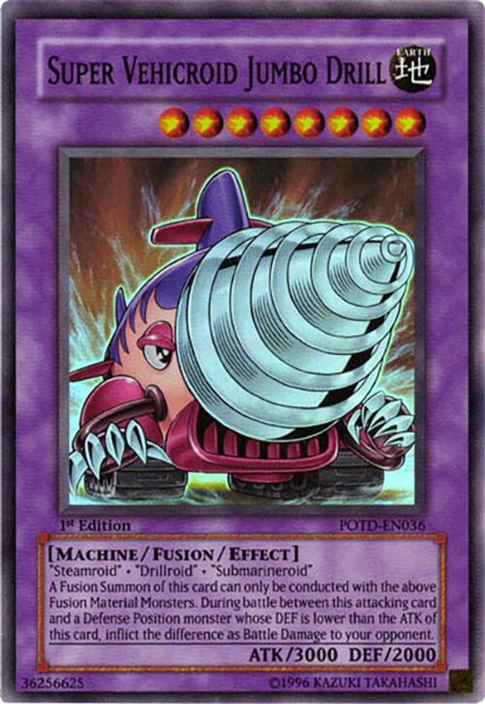 Super Vehicroid Jumbo Drill (POTD-EN036) - Super Rare