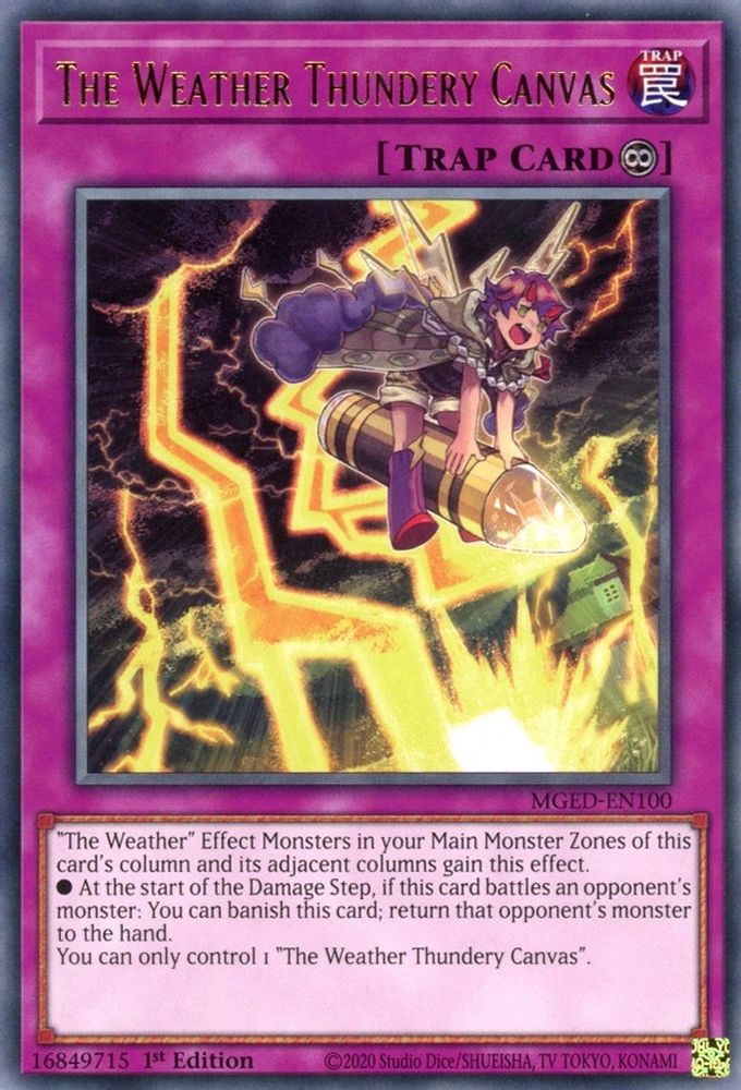 The Weather Thundery Canvas (MGED-EN100) - Rare