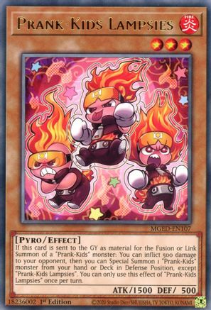 Lampes Prank-Kids [MGED-EN107] Rare 