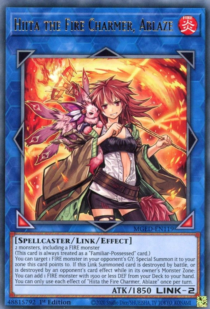 Hiita the Fire Charmer, Ablaze (MGED-EN119) - Rare