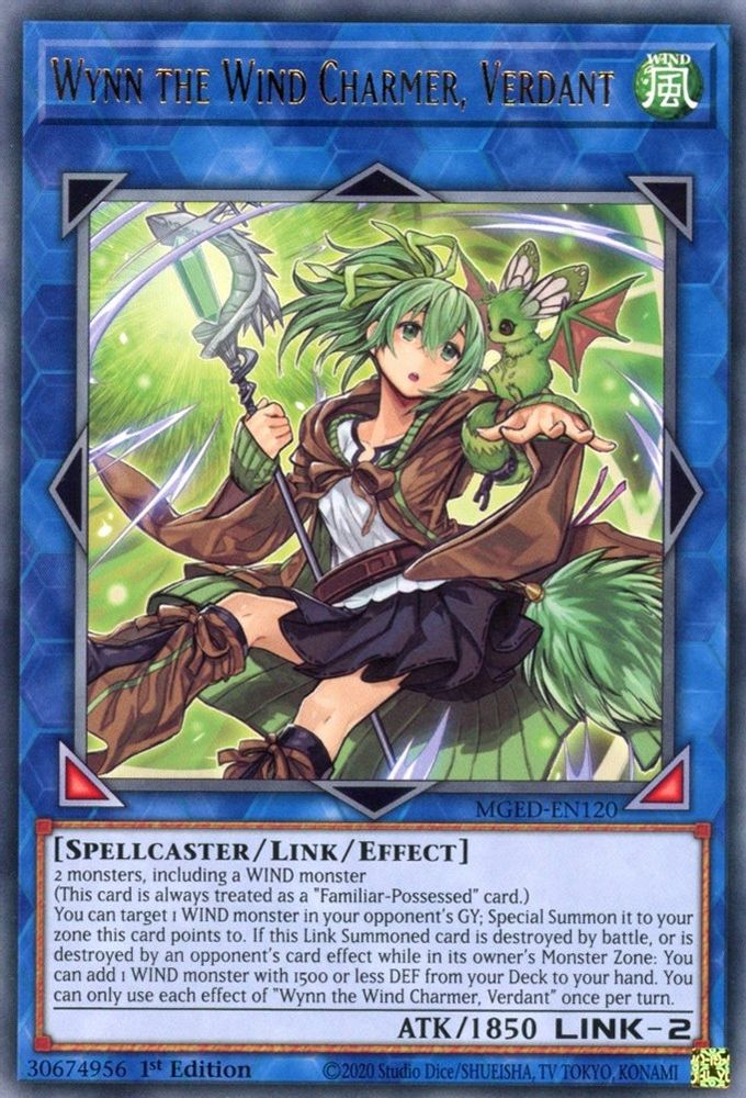 Wynn the Wind Charmer, Verdant (MGED-EN120) - Rare