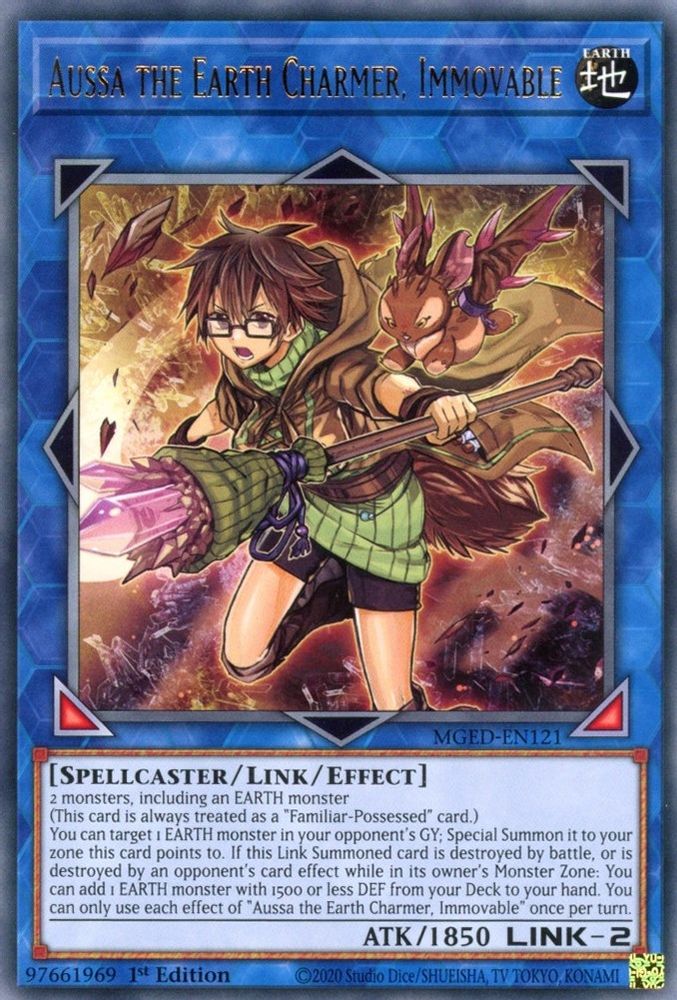 Aussa the Earth Charmer, Immovable (MGED-EN121) - Rare