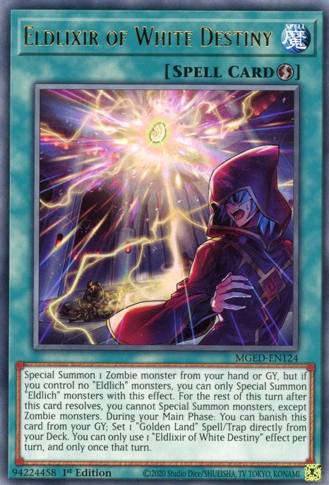Eldlixir of White Destiny (MGED-EN124) - Rare
