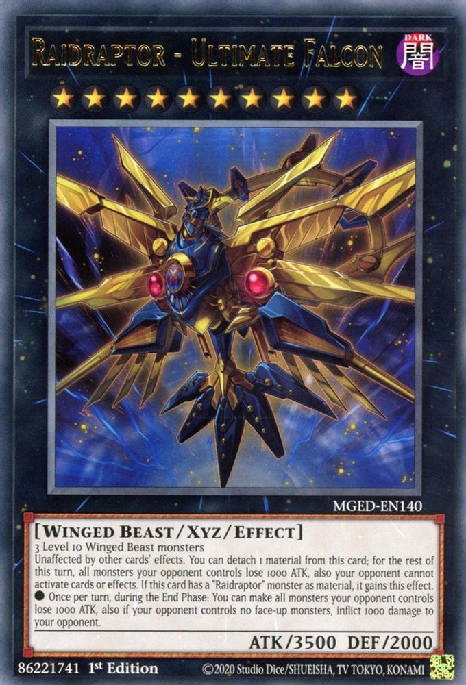 Raidraptor - Faucon ultime [MGED-EN140] Rare 
