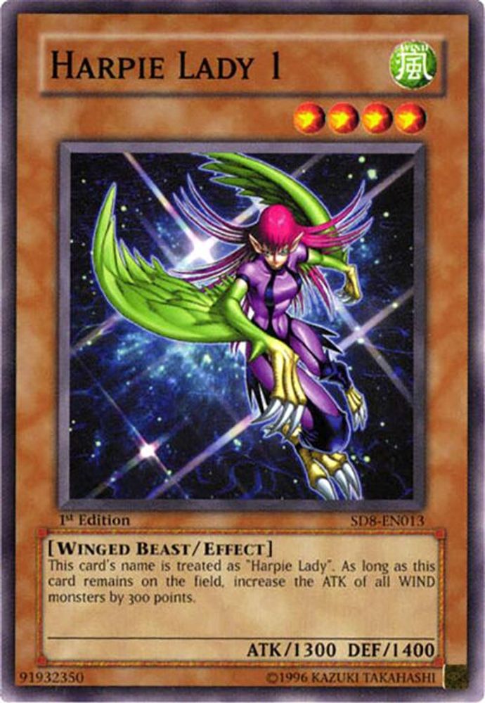 Harpie Lady 1 (SD8-EN013) - Common