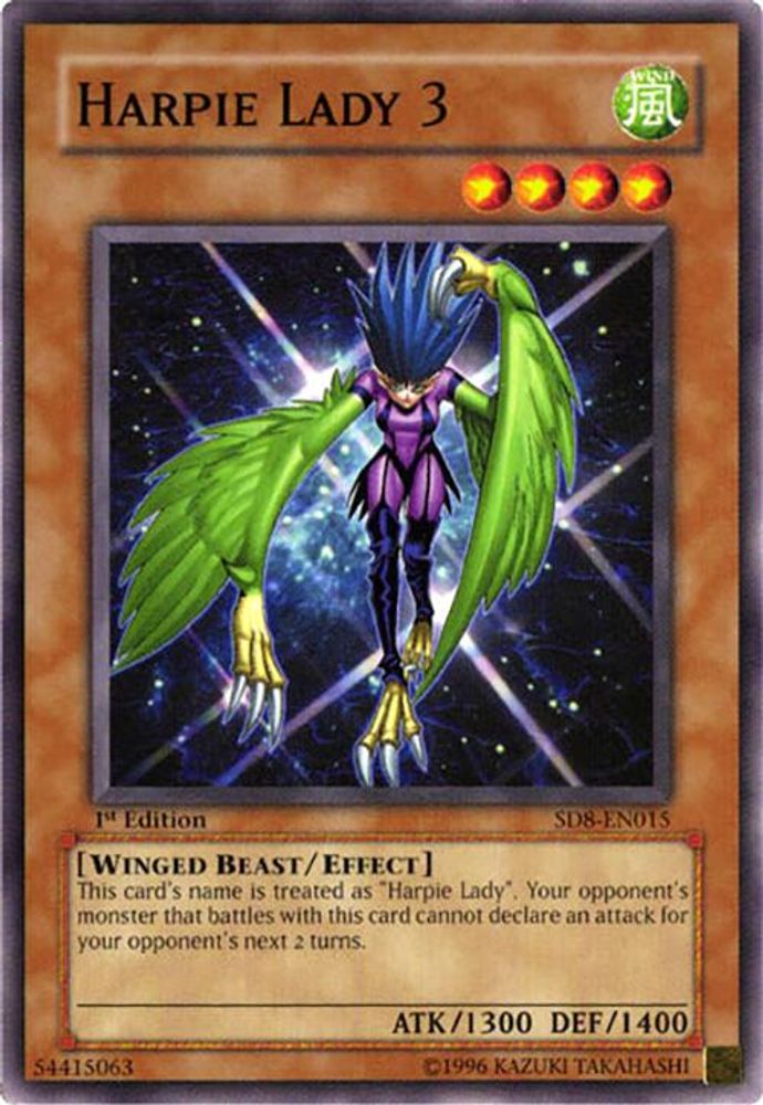 Harpie Lady 3 (SD8-EN015) - Common