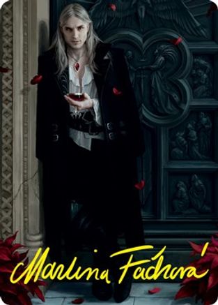 Sorin the Mirthless (1/81) Art Card (Gold-Stamped Signature) (ASVOW-001) - Art Series: Innistrad: Crimson Vow