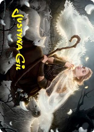 Ancestor's Embrace Art Card (Gold-Stamped Signature) (ASVOW-004) - Art Series: Innistrad: Crimson Vow