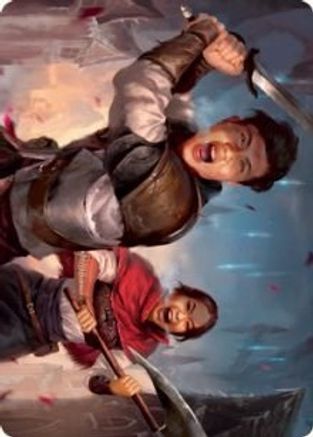 Daybreak Combatants Art Card (ASVOW-042) - Art Series: Innistrad: Crimson Vow
