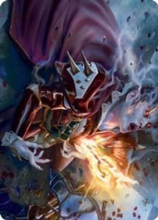 Flame-Blessed Bolt Art Card (ASVOW-044) - Art Series: Innistrad: Crimson Vow