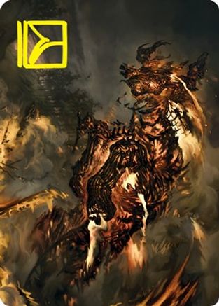 Pyre Spawn Art Card (Gold-Stamped Signature) (ASVOW-048) - Art Series: Innistrad: Crimson Vow
