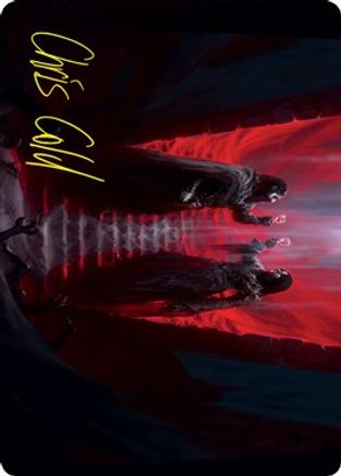 Vampires' Vengeance Art Card (Gold-Stamped Signature) (ASVOW-049) - Art Series: Innistrad: Crimson Vow