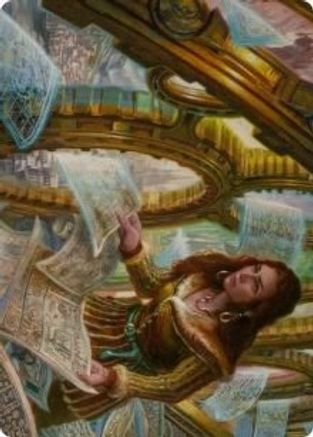 Cartographer's Survey Art Card (ASVOW-051) - Art Series: Innistrad: Crimson Vow