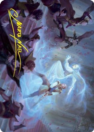 Dorothea's Retribution Art Card (Gold-Stamped Signature) (ASVOW-058) - Art Series: Innistrad: Crimson Vow