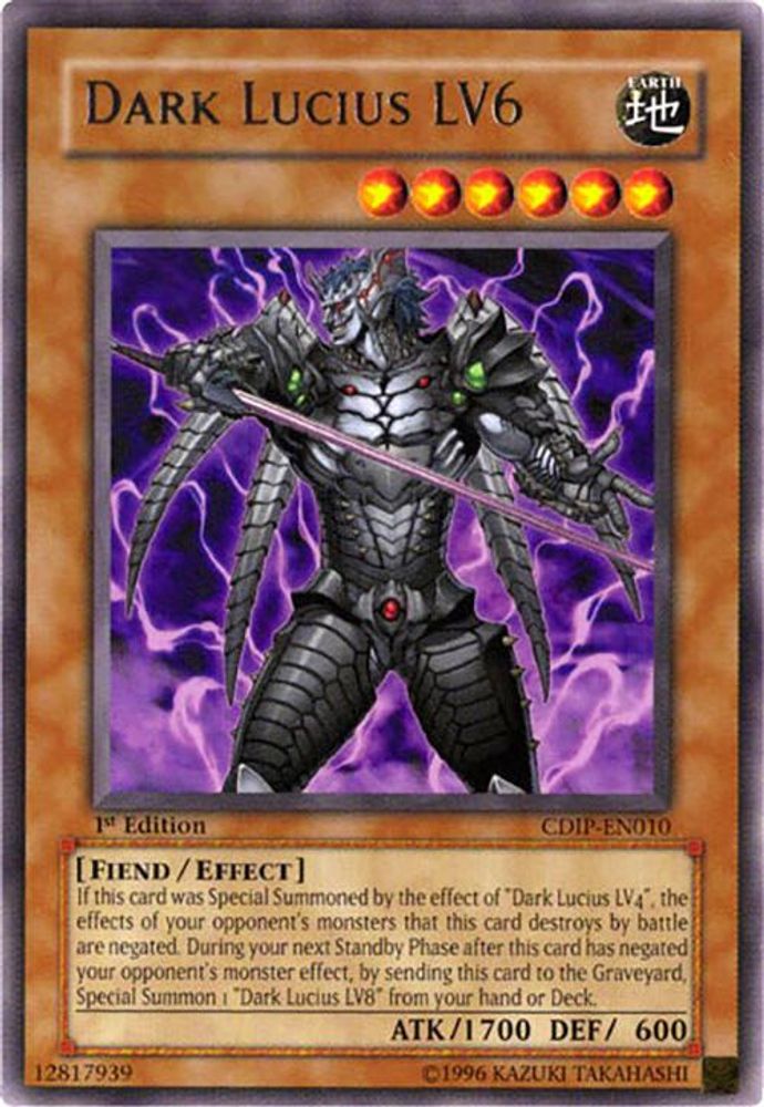 Dark Lucius LV6 (CDIP-EN010) - Rare