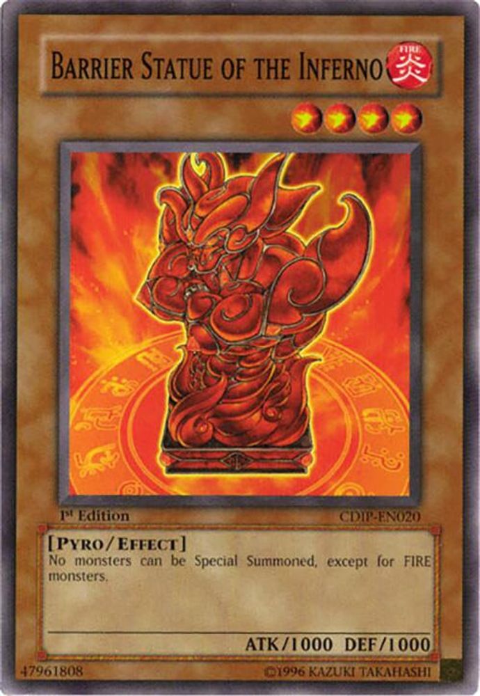 Barrier Statue of the Inferno (CDIP-EN020) - Common