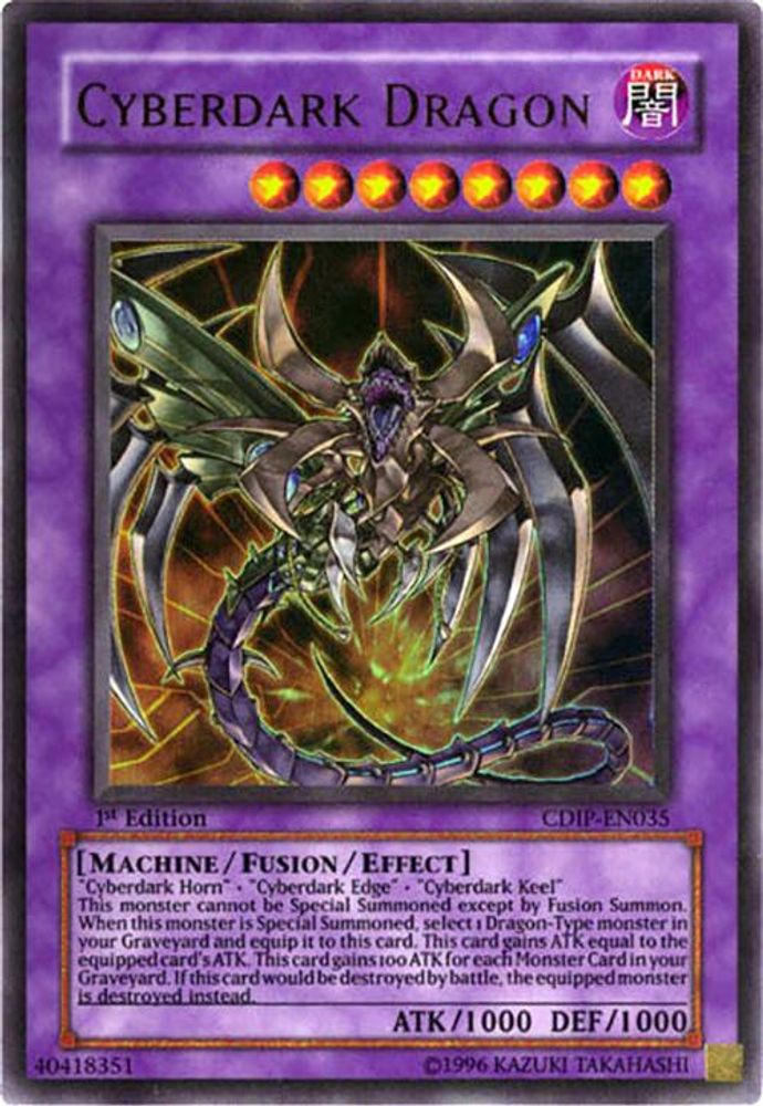 Dragon Cyberdark [CDIP-EN035] Ultra Rare 