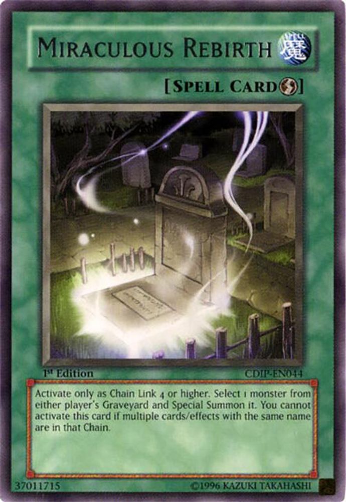 Miraculous Rebirth (CDIP-EN044) - Rare