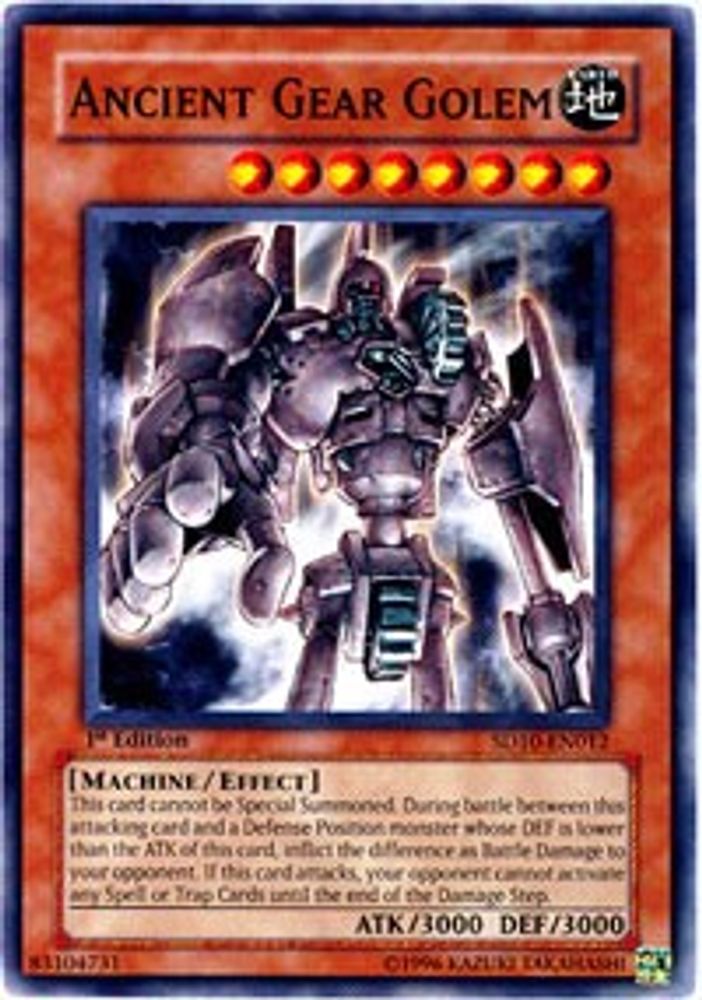 Golem à engrenages anciens [SD10-EN012] Commun 