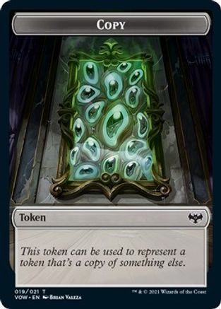 Copy // Boar Double-Sided Token (VOW-19 // 12) - Innistrad: Crimson Vow Foil