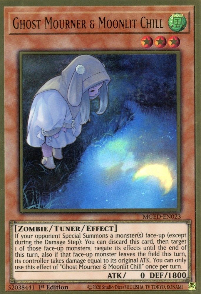 Ghost Mourner et Moonlit Chill (Art alternatif) [MGED-EN023] Or Rare 