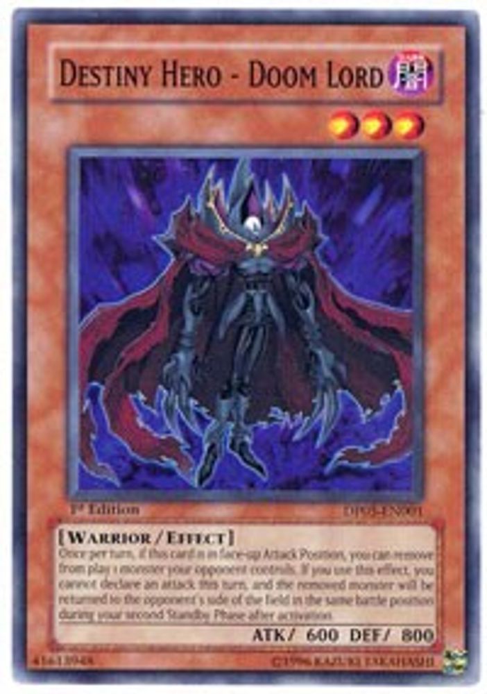 Destiny Hero - Doom Lord (DP05-EN001) - Common