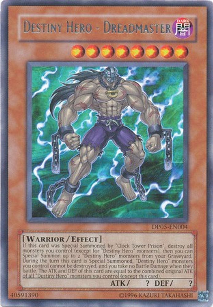 Destiny Hero - Dreadmaster (DP05-EN004) - Rare