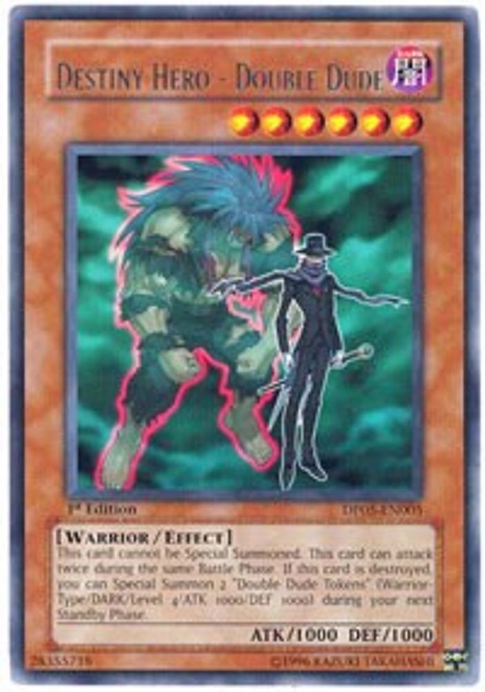 Destiny Hero - Double Dude (DP05-EN005) - Rare