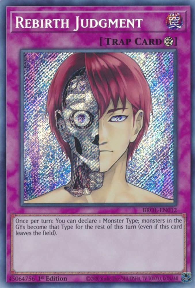 Rebirth Judgment (BROL-EN012) - Secret Rare