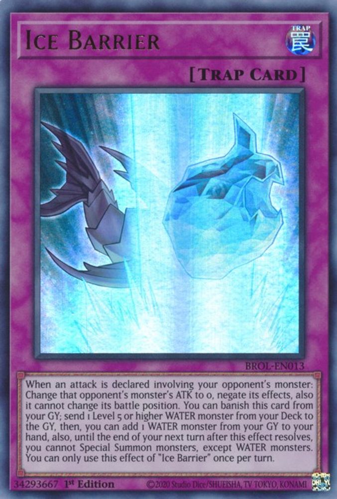 Ice Barrier (BROL-EN013) - Ultra Rare
