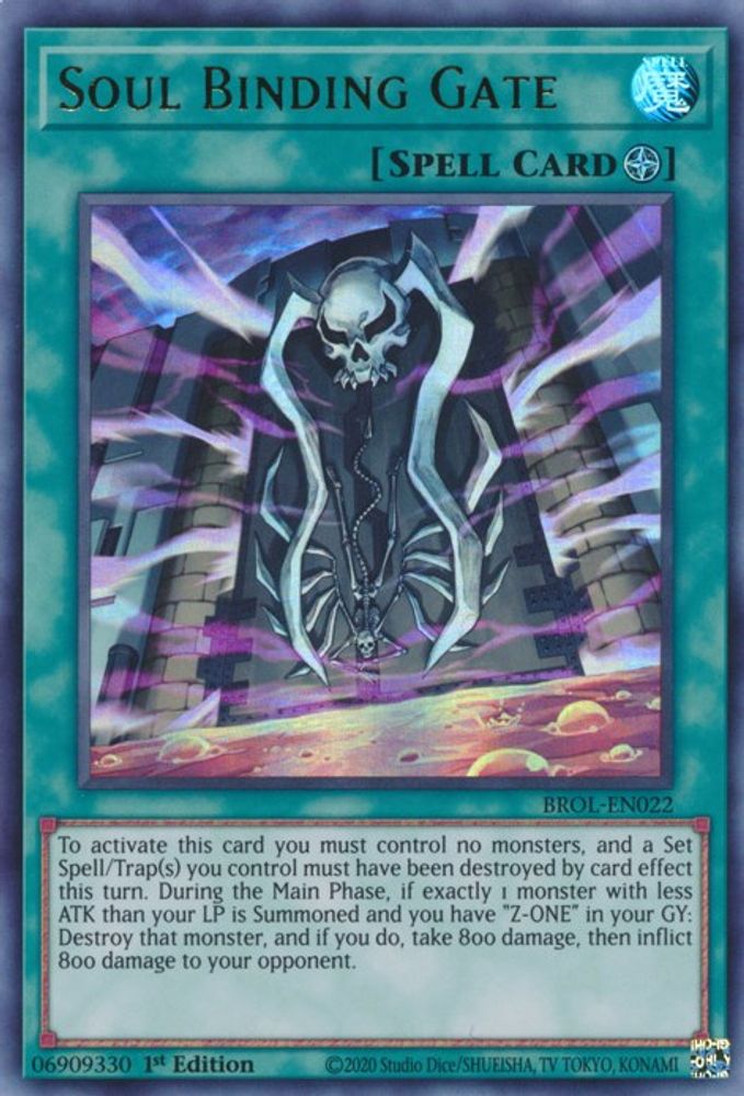 Soul Binding Gate (BROL-EN022) - Ultra Rare