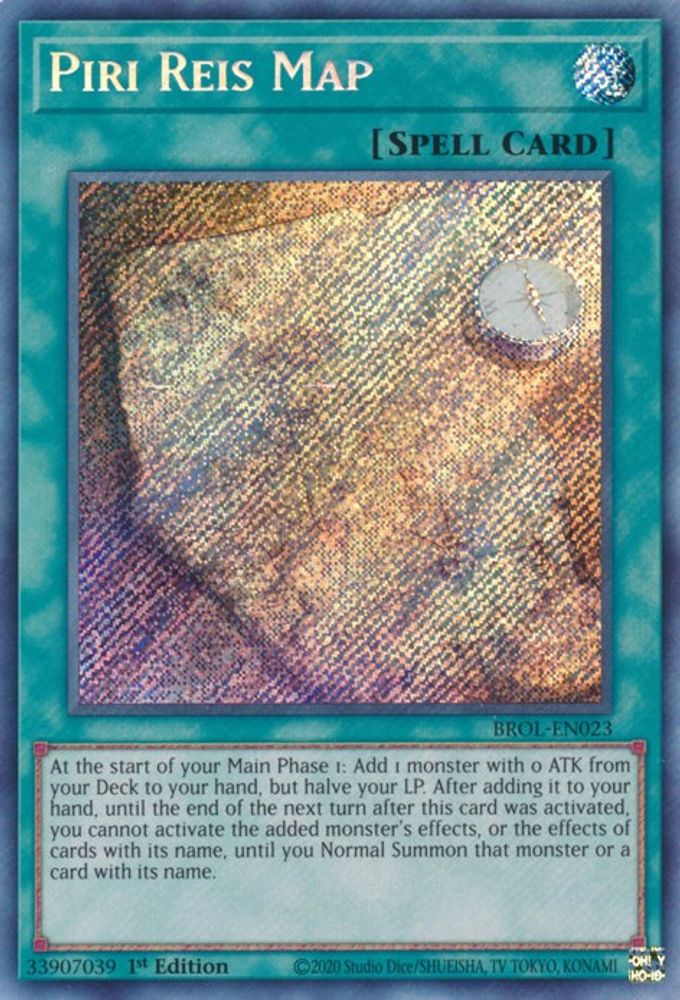 Piri Reis Map (BROL-EN023) - Secret Rare