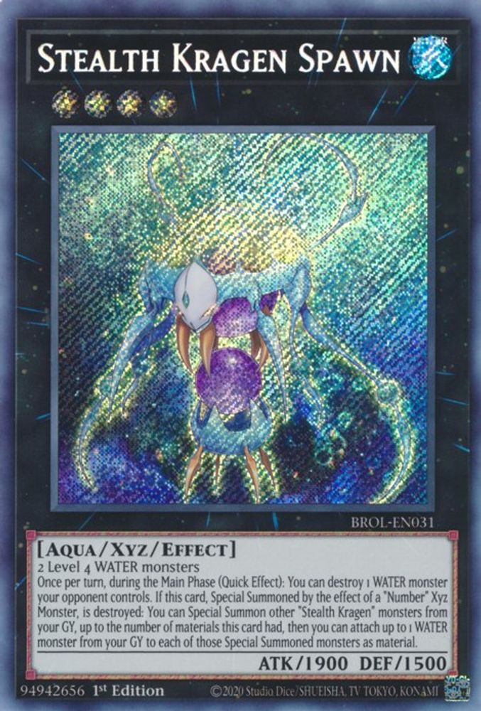Stealth Kragen Spawn (BROL-EN031) - Secret Rare