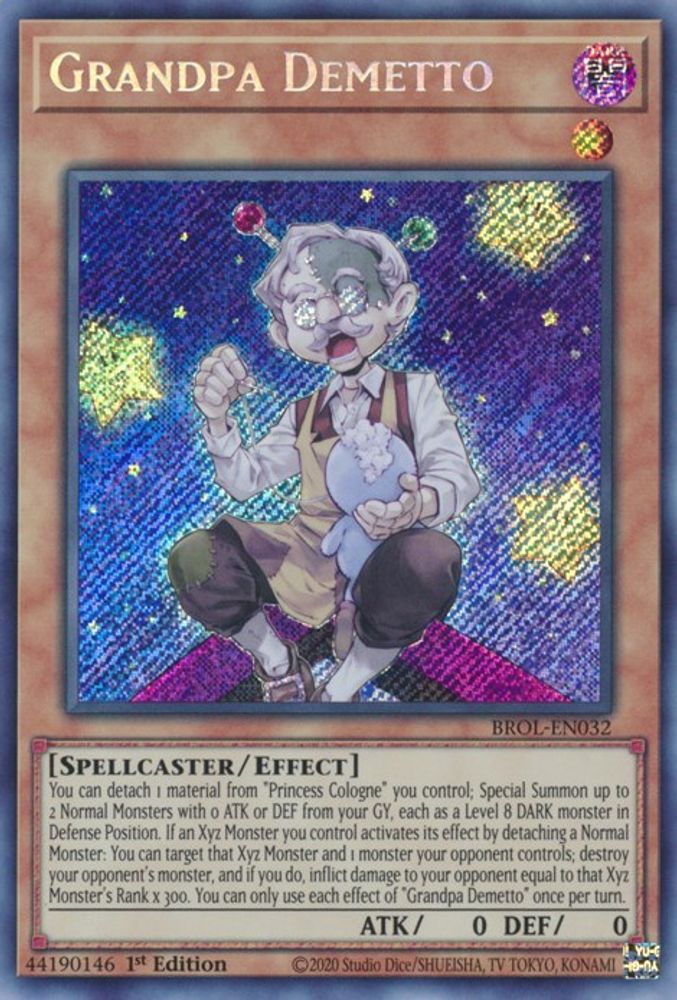 Grandpa Demetto (BROL-EN032) - Secret Rare