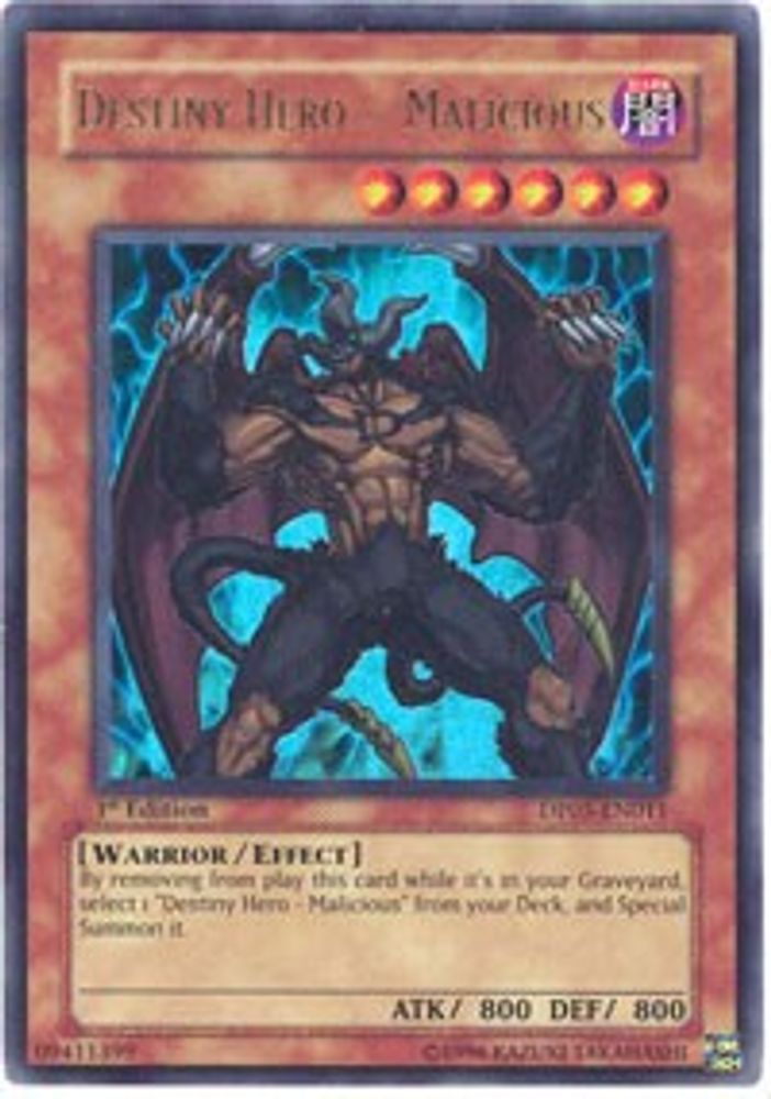 Destiny HERO - Malicious (DP05-EN011) - Ultra Rare