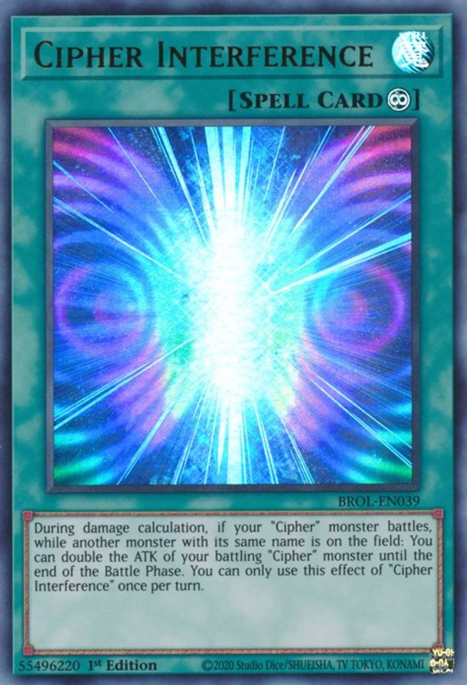 Cipher Interference (BROL-EN039) - Ultra Rare