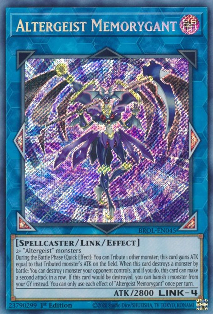 Altergeist Memorygant (BROL-EN045) - Secret Rare