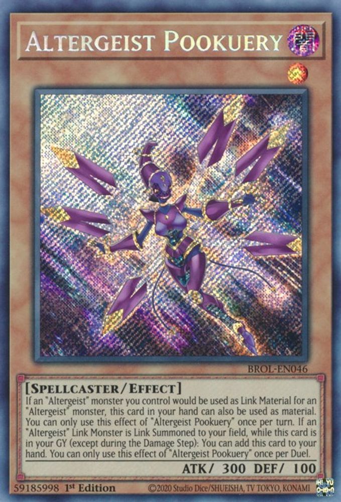 Altergeist Pookuery (BROL-EN046) - Secret Rare