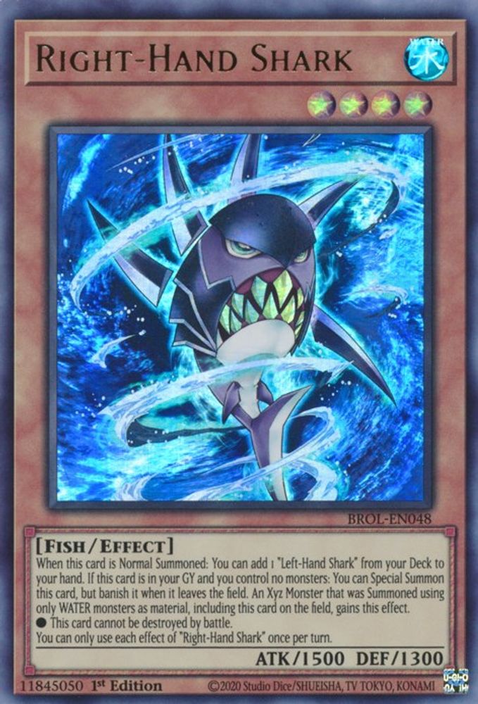 Right-Hand Shark (BROL-EN048) - Ultra Rare