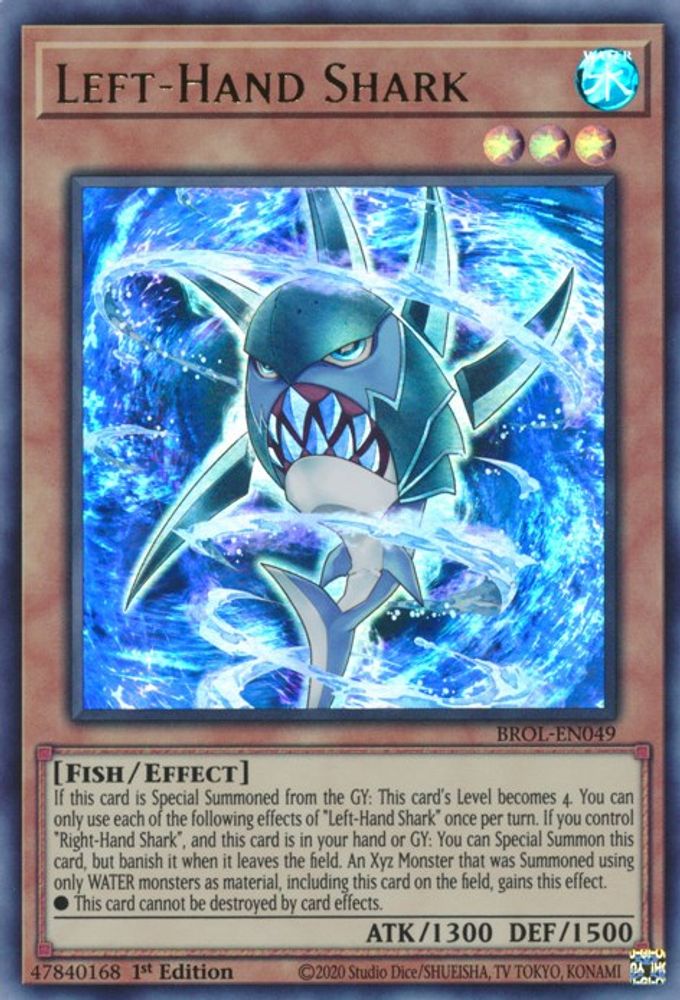 Left-Hand Shark (BROL-EN049) - Ultra Rare