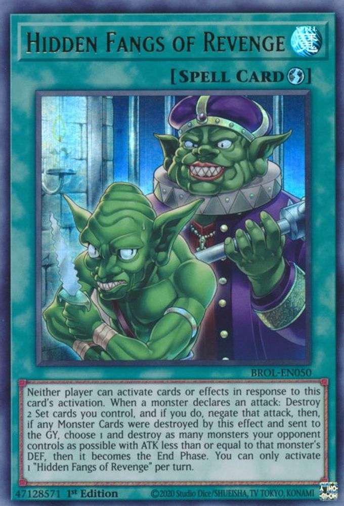 Hidden Fangs of Revenge (BROL-EN050) - Ultra Rare