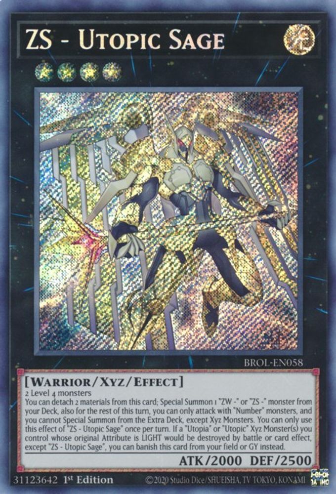ZS - Utopic Sage (BROL-EN058) - Secret Rare